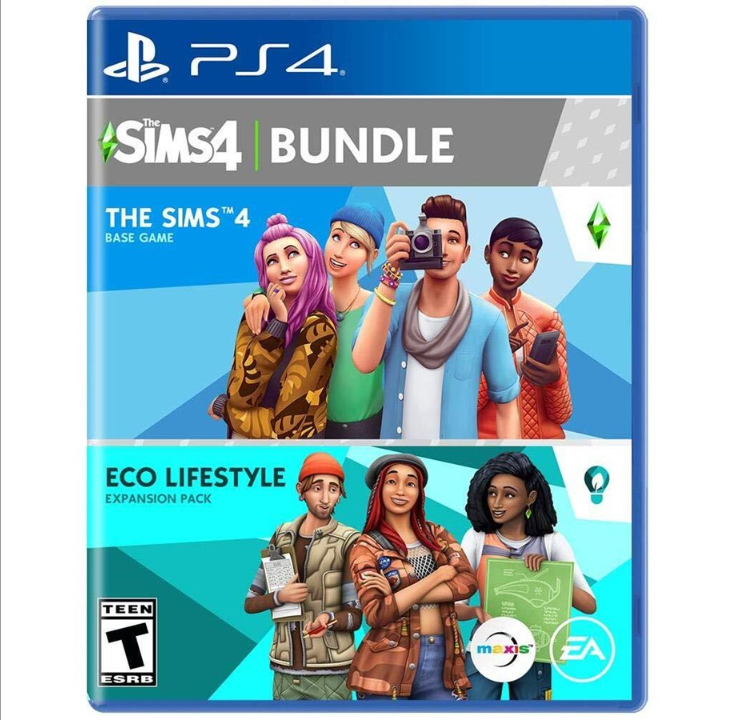 The Sims 4 + Eco Lifestyle Bundle - Sony PlayStation 4 - Virtual Life
