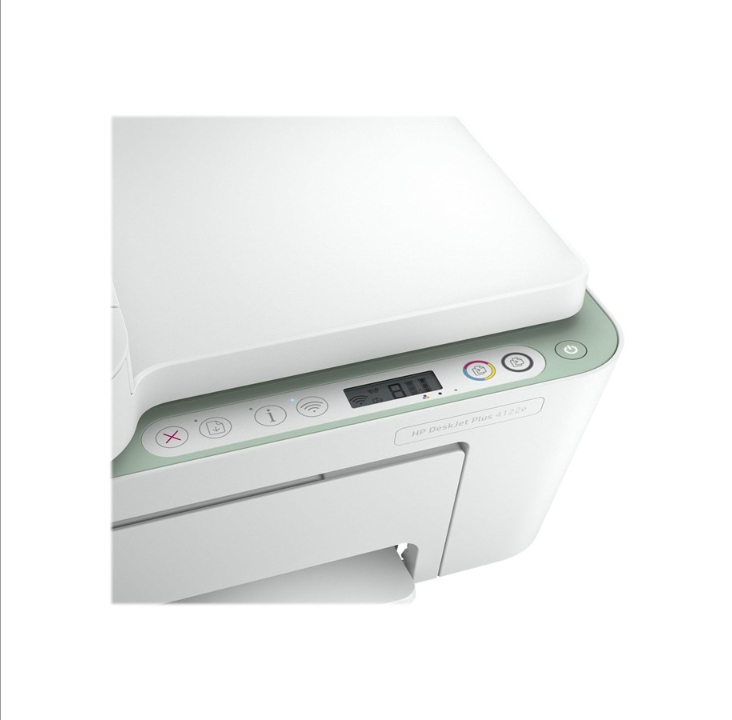 HP DeskJet Plus 4122e طابعة نافثة للحبر الكل في واحد متعددة الوظائف مع فاكس - ملونة - حبر