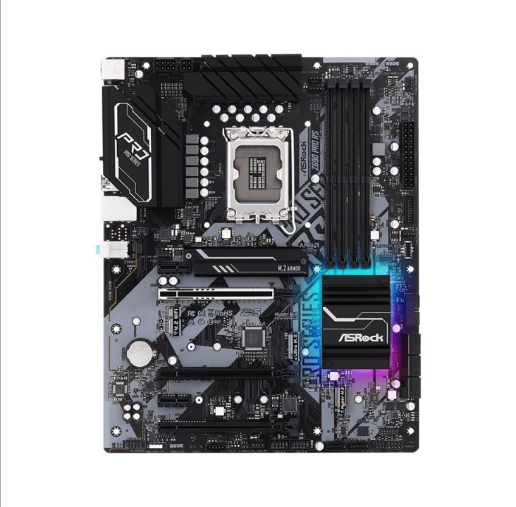 ASRock Z690 Pro RS Motherboard - Intel Z690 - Intel LGA1700 socket - DDR4 RAM - ATX