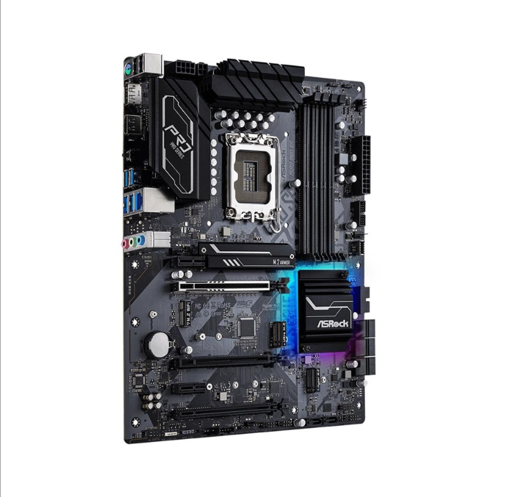 ASRock Z690 Pro RS Motherboard - Intel Z690 - Intel LGA1700 socket - DDR4 RAM - ATX