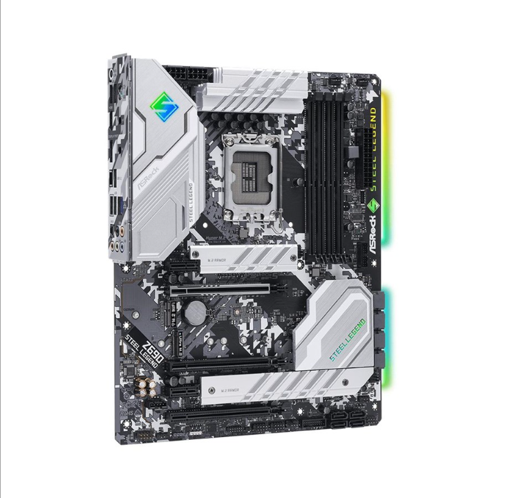 ASRock Z690 Steel Legend Motherboard - Intel Z690 - Intel LGA1700 socket - DDR4 RAM - ATX