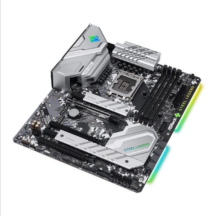 ASRock Z690 Steel Legend Motherboard - Intel Z690 - Intel LGA1700 socket - DDR4 RAM - ATX