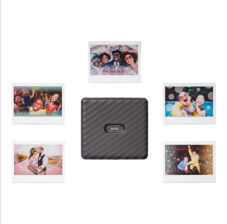 Fujifilm instax Link WIDE - Mocha Gray Photo printer - Color - LED