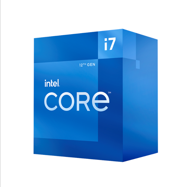 Intel Core i7-12700F Alder Lake CPU - 12 cores - 2.1 GHz - Intel LGA1700 - Intel Boxed (with cooler)