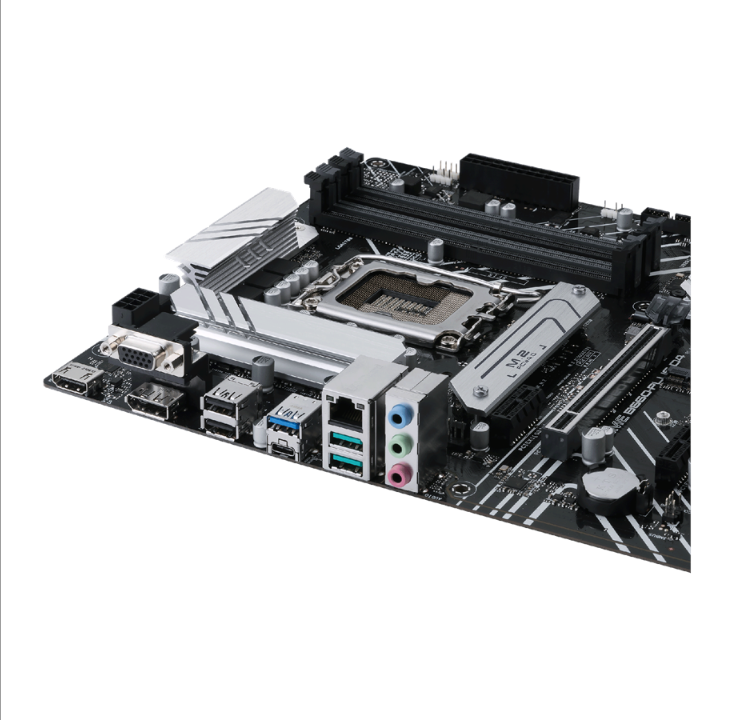 اللوحة الأم ASUS PRIME B660-PLUS D4 - Intel B660 - مقبس Intel LGA1700 - ذاكرة الوصول العشوائي DDR4 - ATX