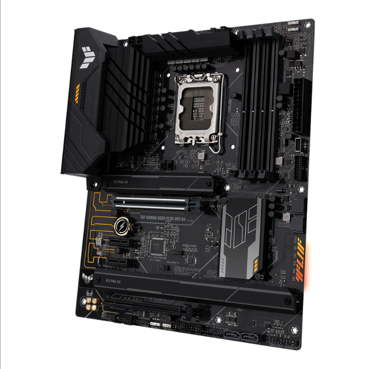 ASUS TUF GAMING B660-PLUS WIFI D4 Motherboard - Intel B660 - Intel LGA1700 socket - DDR4 RAM - ATX