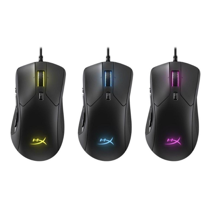 HyperX Pulsefire Raid Gaming - Mouse - 11 buttons - Red