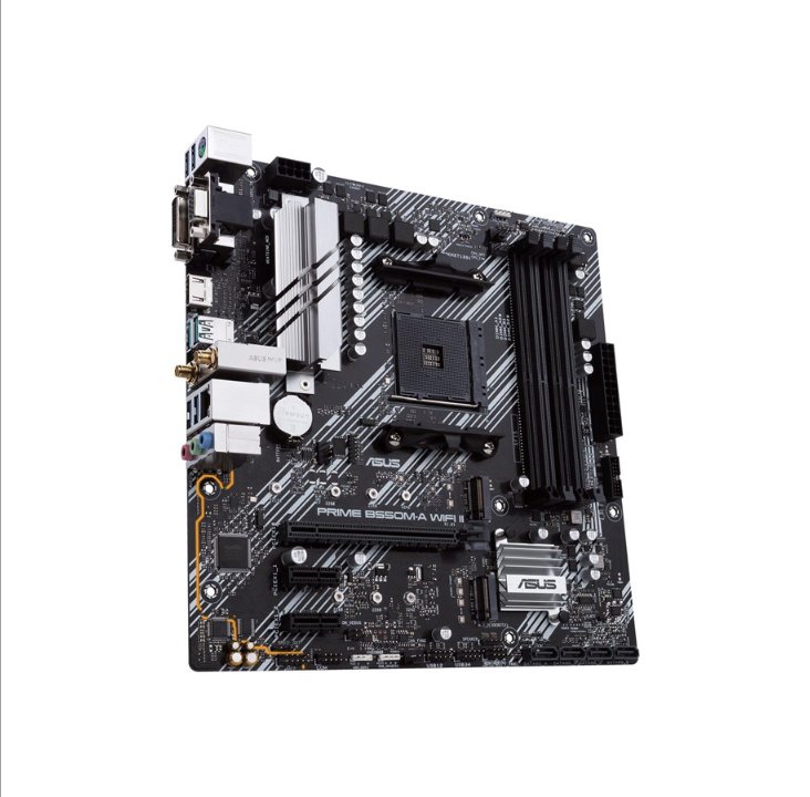 ASUS PRIME B550M-A WIFI II Motherboard - AMD B550 - AMD AM4 socket - DDR4 RAM - Micro-ATX