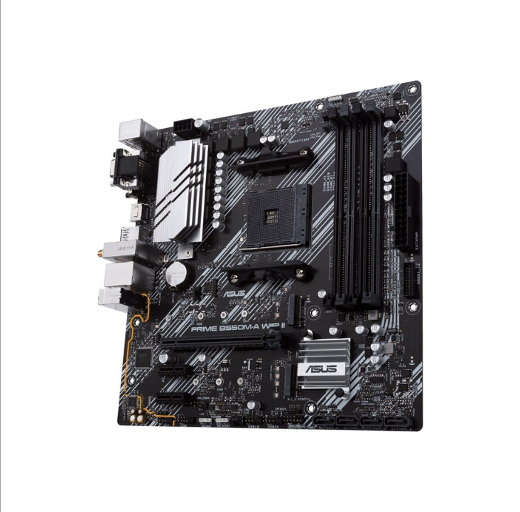 ASUS PRIME B550M-A WIFI II Motherboard - AMD B550 - AMD AM4 socket - DDR4 RAM - Micro-ATX