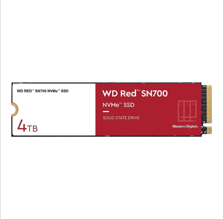 西数红 SN700 NAS 固态硬盘 - 4TB - PCIe 3.0 - M.2 2280