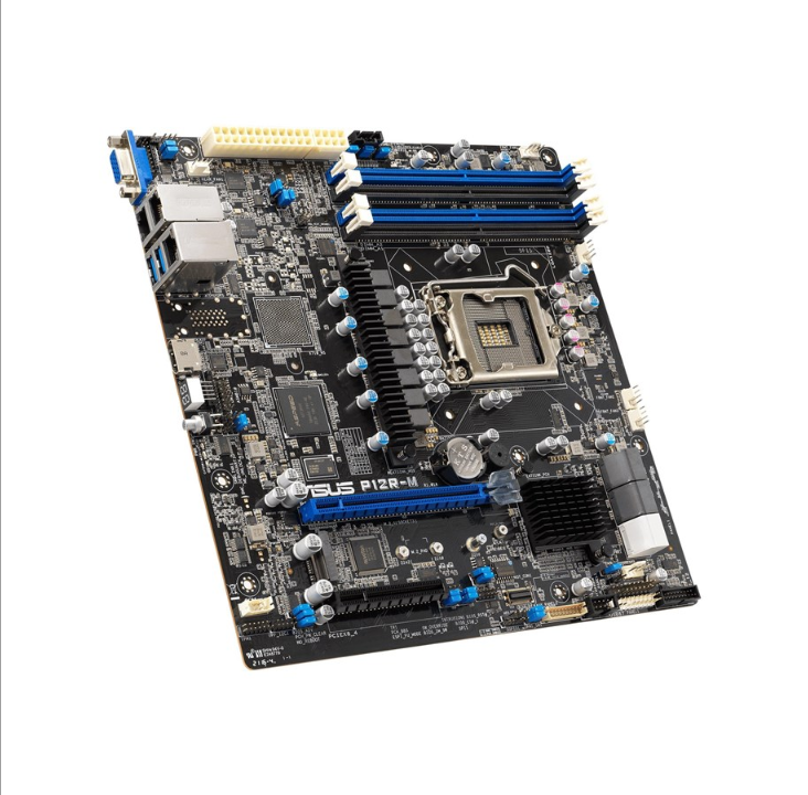 ASUS P12R-M Motherboard - Intel C252 - Intel LGA1200 socket - DDR4 RAM - Micro-ATX