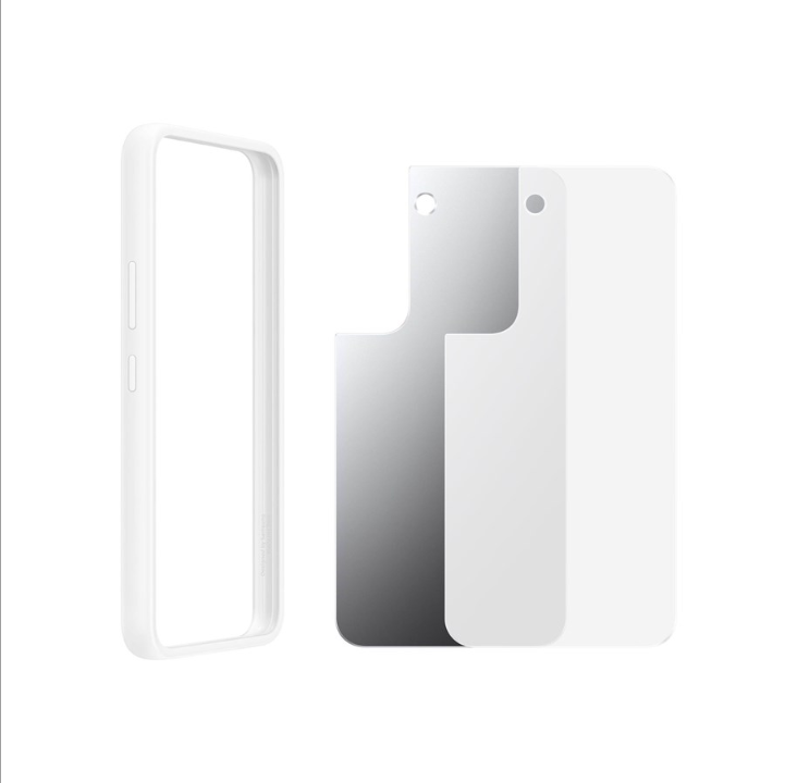 Samsung Galaxy S22 Frame Cover - White