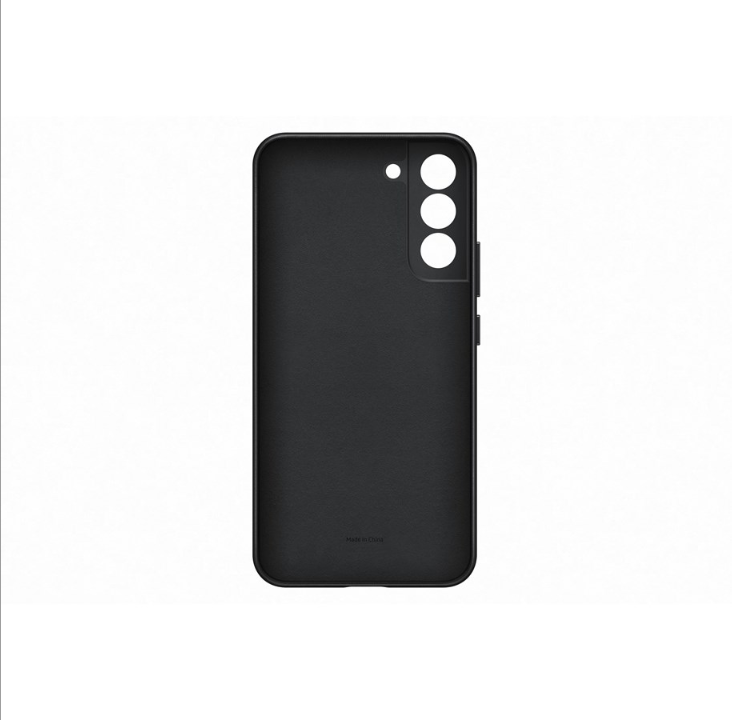 Samsung Galaxy S22 Plus Leather Cover - Black