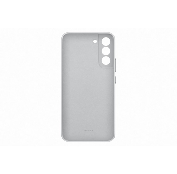 Samsung Galaxy S22 Plus Leather Cover - Light Gray