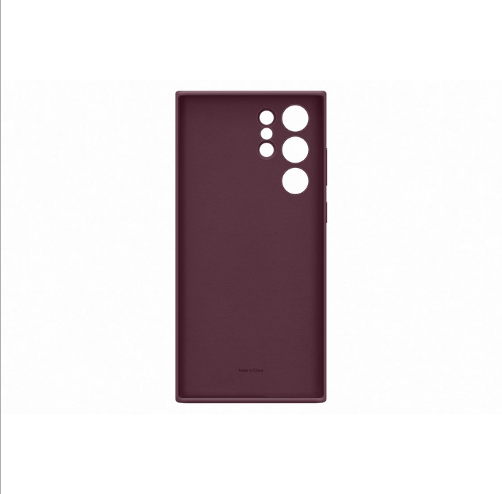 Samsung Galaxy S22 Ultra Silicone Cover - Burgundy