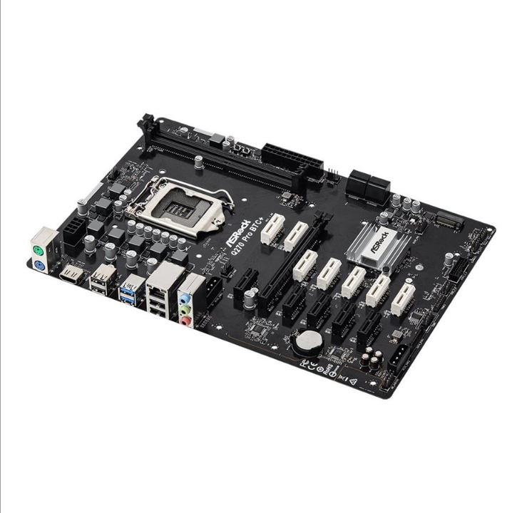 华擎 Q270 Pro BTC+ 主板 - Intel Q270 - Intel LGA1151 插槽 - DDR4 RAM - ATX