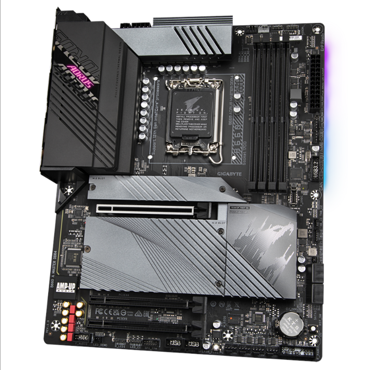 اللوحة الأم GIGABYTE B660 AORUS MASTER DDR4 - Intel B660 - مقبس Intel LGA1700 - ذاكرة الوصول العشوائي DDR4 - ATX