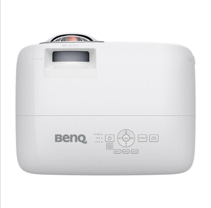 جهاز عرض BenQ MX825STH - جهاز عرض DLP - إسقاط قصير - محمول - شبكة محلية - 1024 × 768 - 3500 لومن