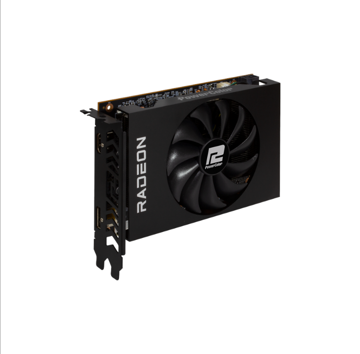 PowerColor Radeon RX 6500 XT ITX - ذاكرة الوصول العشوائي GDDR6 سعة 4 جيجابايت - بطاقة الرسومات