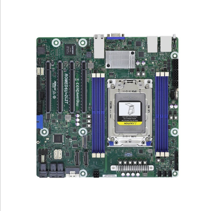 ASRock Rack Motherboard - AMD SP3 socket - Micro-ATX