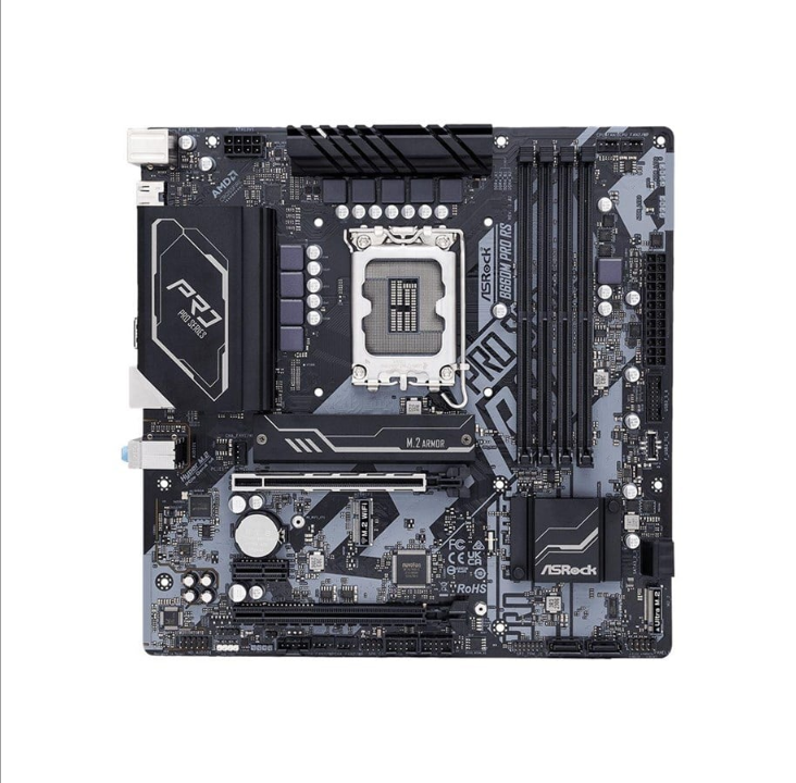 ASRock B660M Pro RS Motherboard - Intel B660 - Intel LGA1700 socket - DDR4 RAM - Micro-ATX