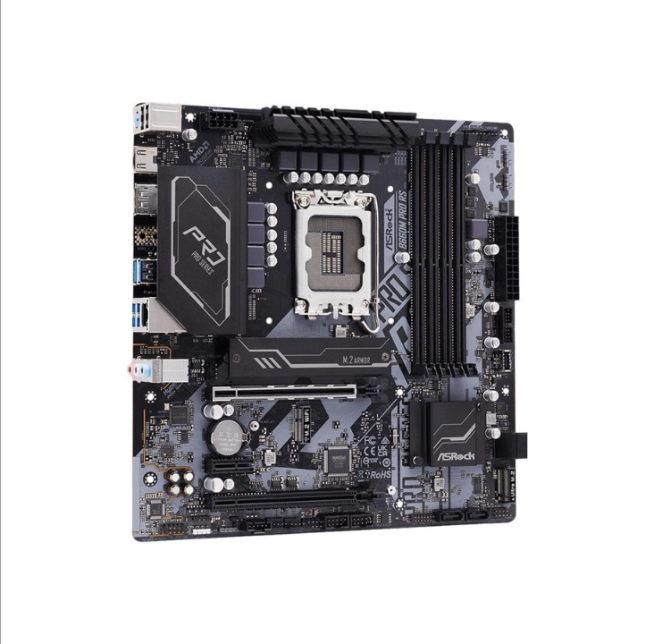 ASRock B660M Pro RS Motherboard - Intel B660 - Intel LGA1700 socket - DDR4 RAM - Micro-ATX