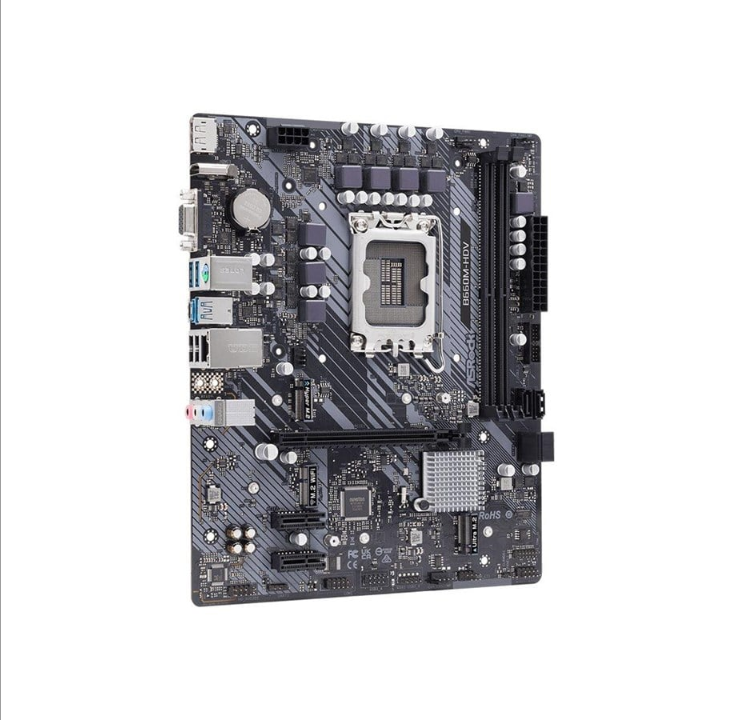 ASRock B660M-HDV - لوحة أم - micro ATX - مقبس LGA1700 - لوحة أم B660 - Intel B660 - مقبس Intel LGA1700 - ذاكرة الوصول العشوائي DDR4 - Micro-ATX