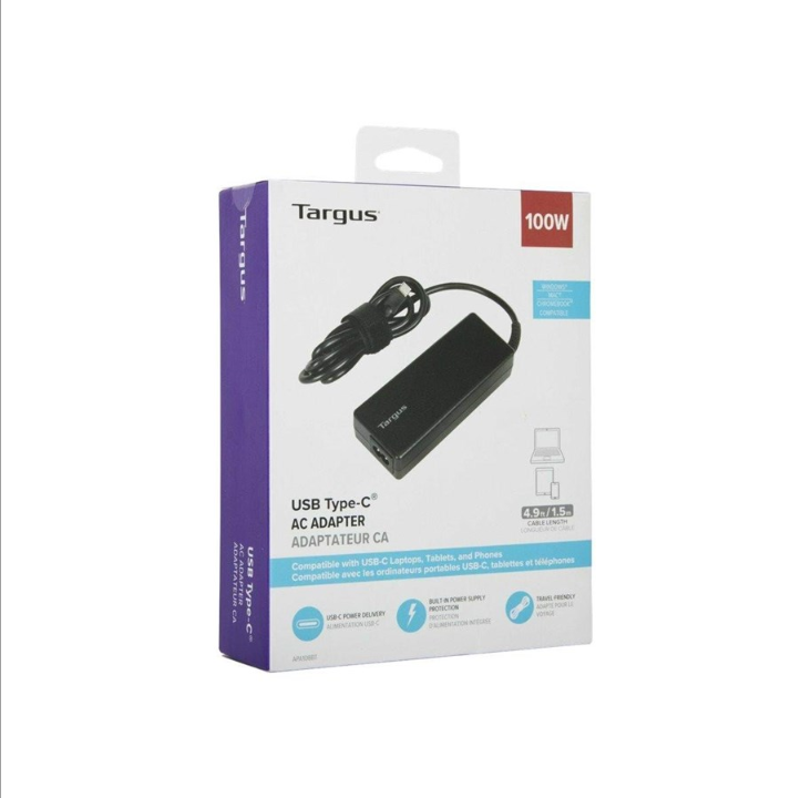 Targus power adapter - USB-C - 100 Watt