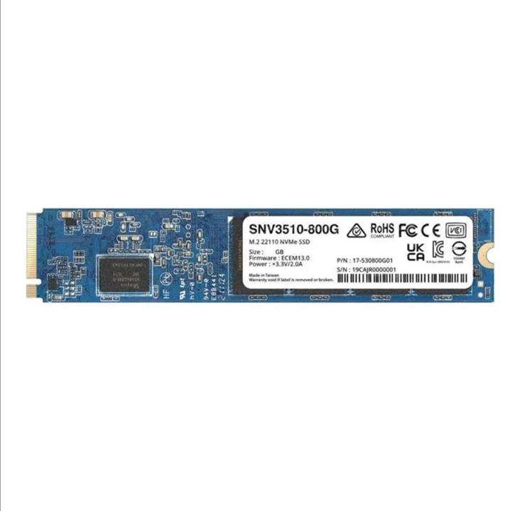 سينولوجي SNV3510 SSD - 800 جيجابايت - M.2 22110 (110 ملم) PCIe 3.0