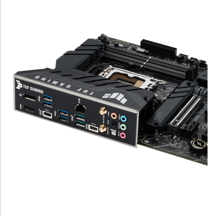 ASUS TUF GAMING Z690-PLUS WIFI Motherboard - Intel Z690 - Intel LGA1700 socket - DDR5 RAM - ATX