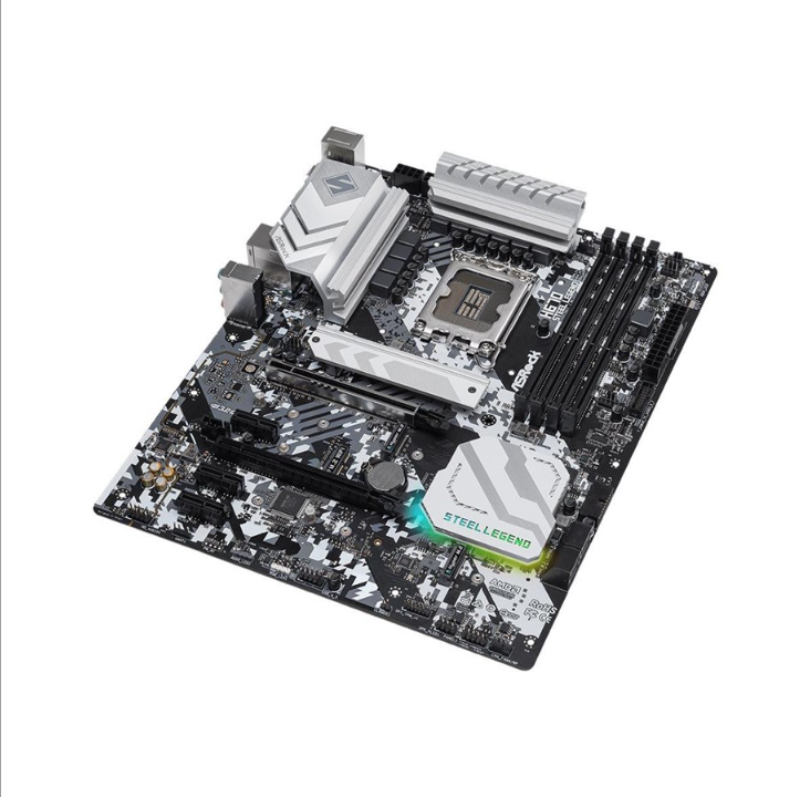 华擎 H670 Steel Legend 主板 - 英特尔 H670 - 英特尔 LGA1700 插槽 - DDR4 内存 - ATX