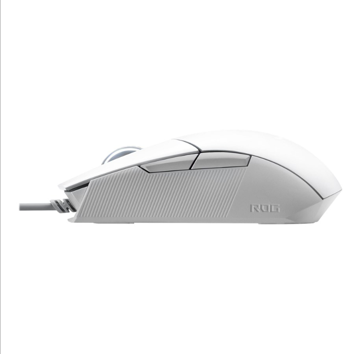 ASUS ROG Strix Impact II Moonlight White - Gaming mouse - Optic - 5 buttons - White with green light