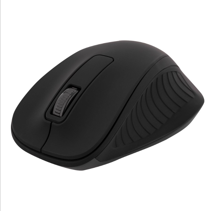 Deltaco MS-710 - Mouse optical 3 buttons wireless USB Black - Mouse - Optic - 3 buttons - Black