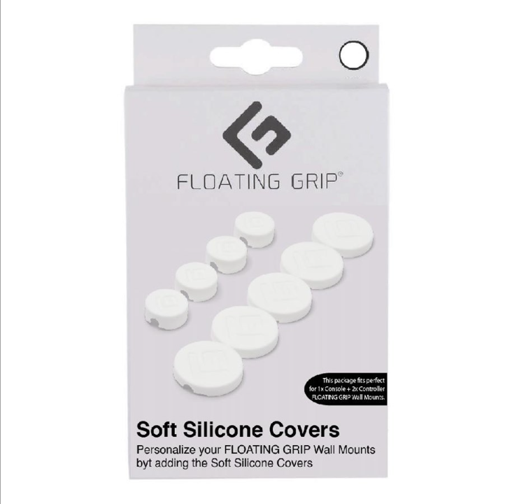 Floating grip Wall Mount Covers (White)