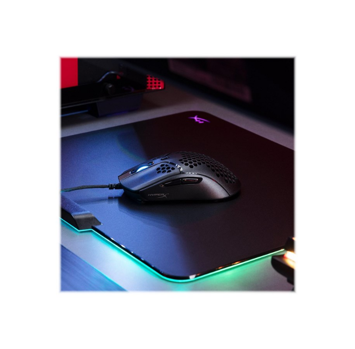 HyperX Pulsefire Haste - ماوس - بصري - 6 أزرار - أسود