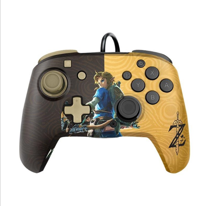 PDP Faceoff Deluxe+ Audio Wired Controller: Hyrule Hero Link - Gamepad - Nintendo Switch