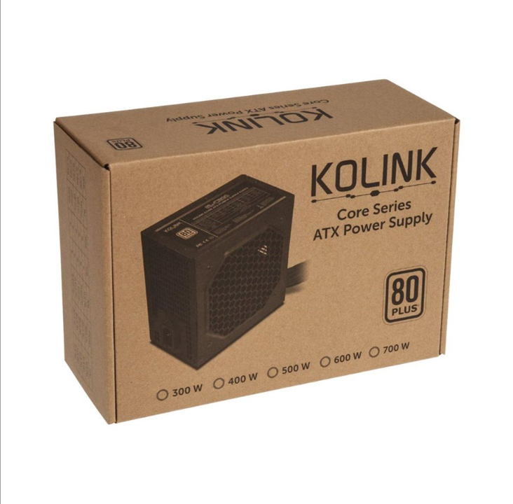 Kolink Core KL-C700 电源 - 700 瓦 - 120 毫米 - 80 Plus 白色证书（效率高达 80%）