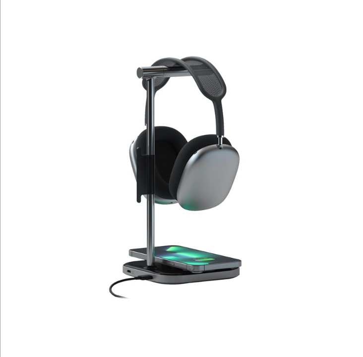 Satechi 2-IN-1 HEADPHONE STAND WITH WIRELESS CHARGER