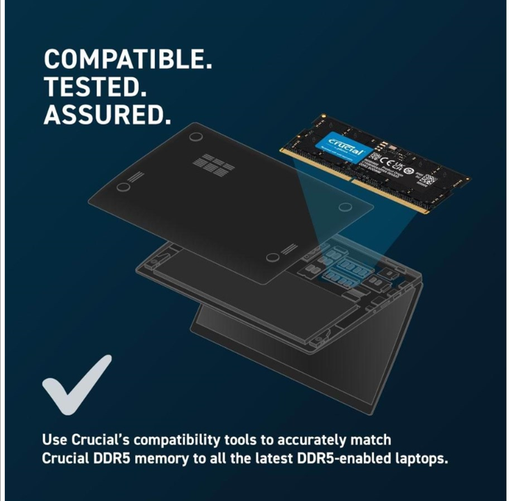 Crucial DDR5-4800 SODIMM C40 SC - 32GB