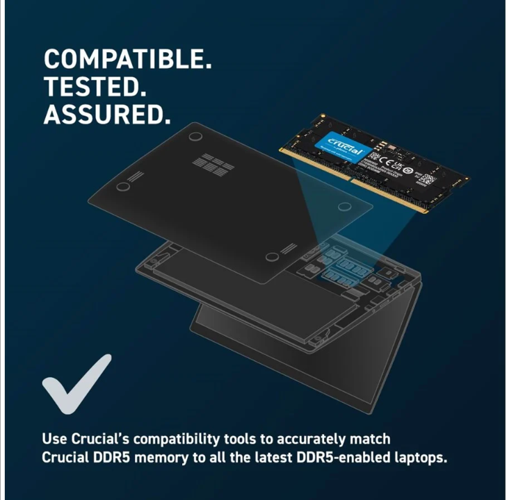 Crucial DDR5-4800 SODIMM C40 SC - 16GB *DEMO*