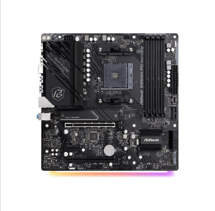 ASRock B550M PG Riptide Motherboard - AMD B550 - AMD AM4 socket - DDR4 RAM - Micro-ATX