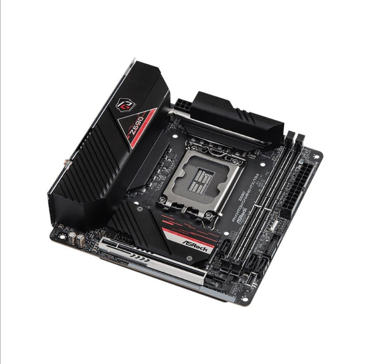 اللوحة الأم ASRock Z690 Phantom Gaming-ITX/TB4 - Intel Z690 - مقبس Intel LGA1700 - ذاكرة الوصول العشوائي DDR5 - Mini-ITX