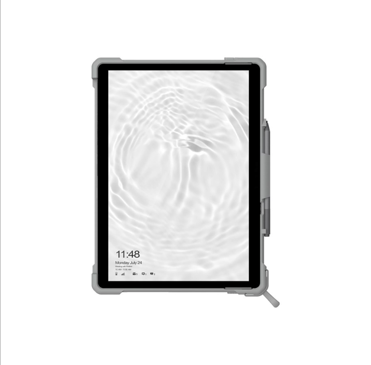 适用于 Surface Pro 8 的 UAG 保护壳带手带和肩带 - 等离子白/灰色