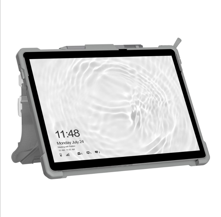 UAG Case for Surface Pro 8 w/Hand & Shoulder Strap - Plasma White/Grey