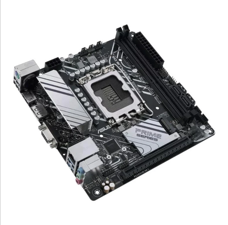 ASUS PRIME H610I-PLUS D4 Motherboard - Intel H610 - Intel LGA1700 socket - DDR4 RAM - Micro-ATX