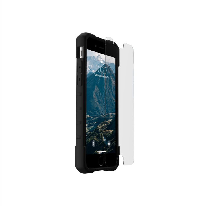 适用于 iPhone SE (2022) [4.7 英寸] 的 UAG 屏幕保护膜 - 透明玻璃护罩