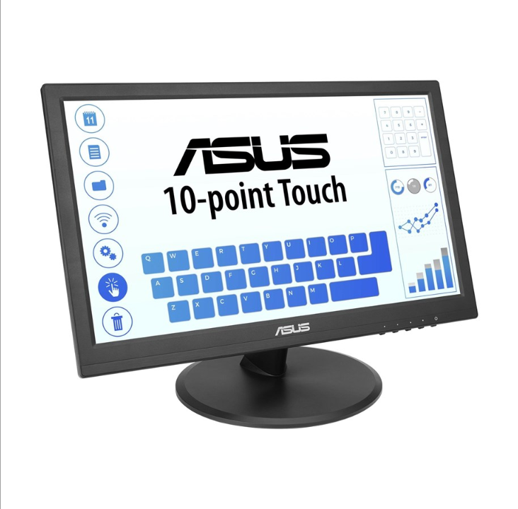 15" ASUS VT168HR - 1366x768 - TN - Touchscreen - 5 ms - Screen