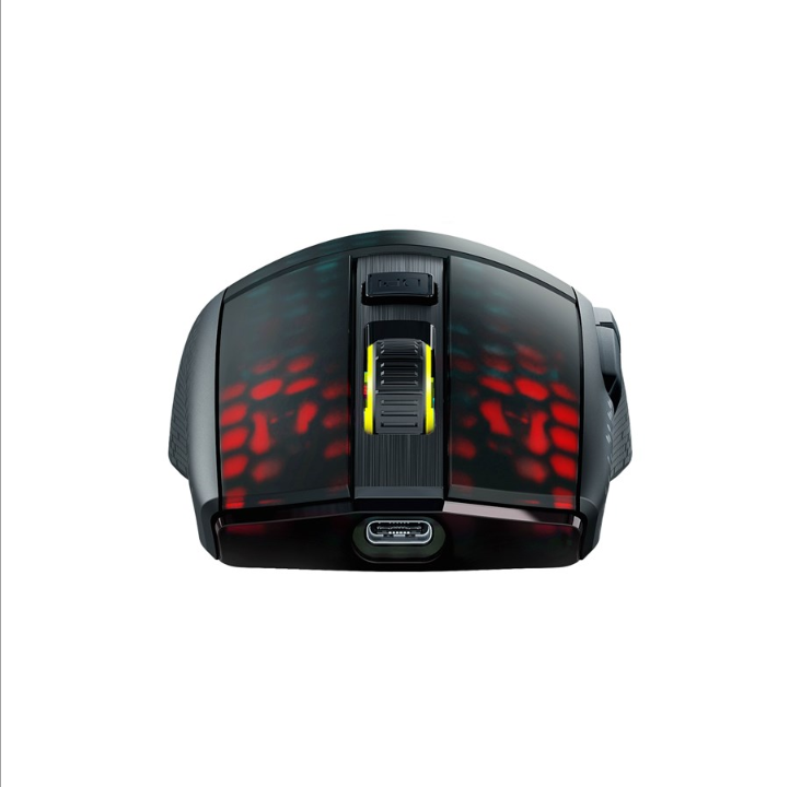 ROCCAT Burst Pro Air - Black - Gaming mouse - Optic - 6 buttons - Black with RGB light