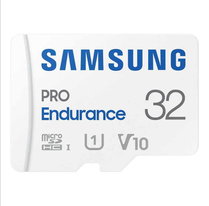 Samsung PRO Endurance microSD/SD - بسرعة 100 ميجابايت/ثانية - 32 جيجابايت