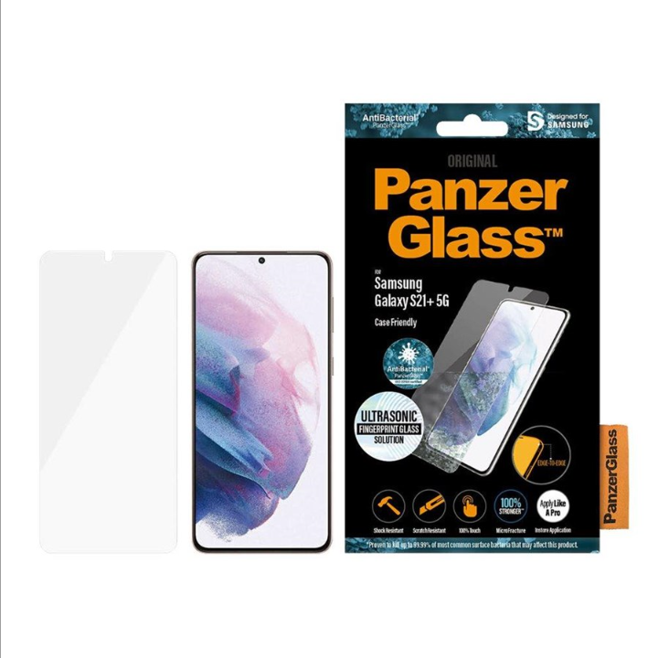 PanzerGlass - screen protector for mobile phone - case friendly